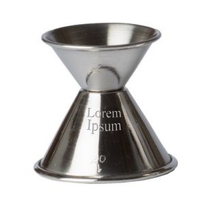 ½ - 1 Oz. Stainless Steel Double Jigger