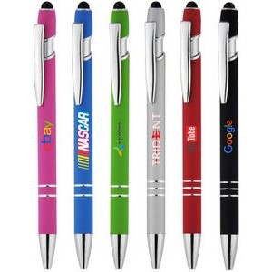 Soft Touch Stylus With Full Color Print
