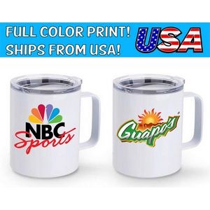 Camp Mug with Metal handle and Full Color Print