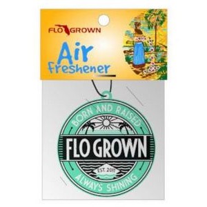 Air Freshener Die Cut Full Color Prepackaged Custom Card Stock