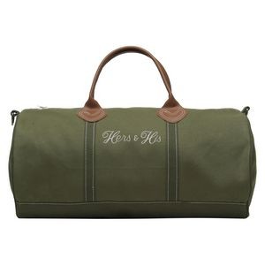 18 Oz. Super Heavy Canvas Round Solid Duffle