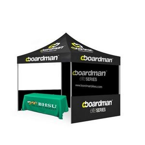 10'x10' Trade Show Tent Kit With Table Throw