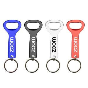 OVAL BOTTLE OPENER KEYCHAIN With STRAP