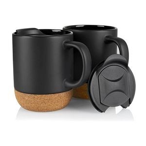 12 Oz Coffee Mug Ceramic With Lid