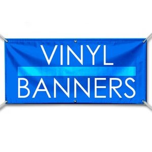 13 Oz 3'x10' custom vinyl banner