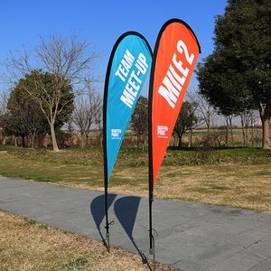 11.5' Double Sided Teardrop Flags Banner