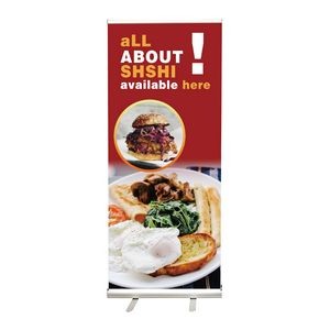 Fabric Banner Pop Up With Aluminum Base