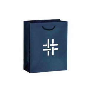 Matte/Gloss 190GSM White Cardboard Laminated Bag(8x4x10'')