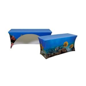 4Ft 3-Sided Stretch Table Cover