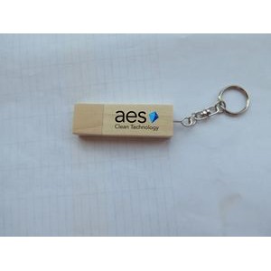 Malplewood USB Flash Drive with Light Keychain 2GB