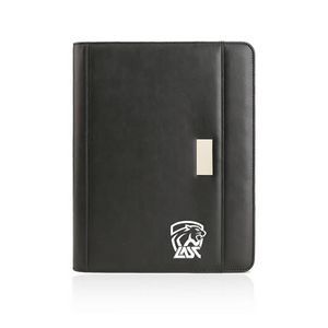 Deluxe Padfolio Folder Plus W/Zipper Closure