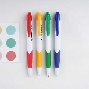 Colored triangle ballpoint pen