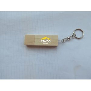 Malplewood USB Flash Drive with Light Keychain 8GB
