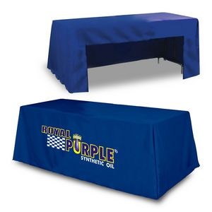 6ft Table 3 Sided Fitted Full Color Printed Table Cover