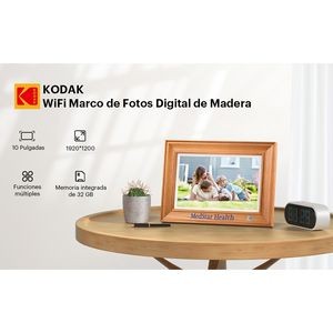 KODAK 10" Digital Photo Frame Share Photos and Videos Remotely via APP