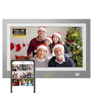 KODAK WiFi 11.6'' Digital Picture Frame with 1366x768 Touchscreen