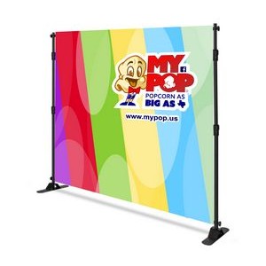 10' X 10' Adjustable Step and Repeat Display Backdrop Banner Stand