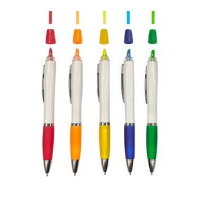 Ballpoint pen With Matching Highlighter