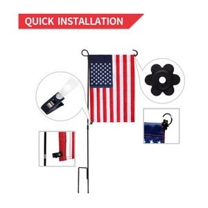 Patriotic Garden Flags With Anti-wind Clip