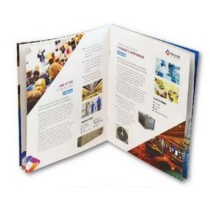 8.5 x 11, 16 Page Coated Self Cover Stitched Booklet, 80 Lb Text