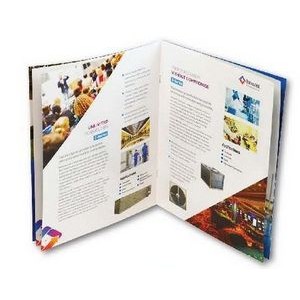 8.5 x 11, 8 Page Coated Self Cover Stitched Booklet, 100 Lb Text
