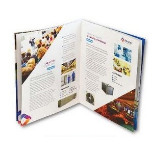 8.5 x 11, 12 Page Coated Self Cover Stitched Booklet, 80 Lb Text