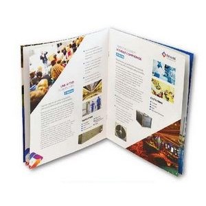 5.5 x 8.5, 8 Page Coated Self Cover Stitched Booklet, 100 Lb Text