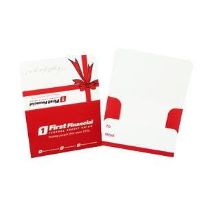 Gift Card Holder/Key Card Holder w/One 1 ½" Pocket