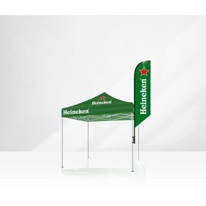 12' Large Tent Flag Kit w/ Single Sided Imprint