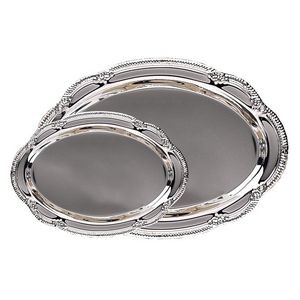 Large Silver Plated Oval Tray
