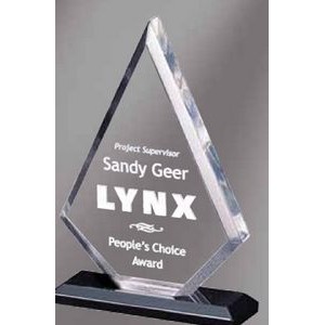 Large Clear Acrylic Triangle Award