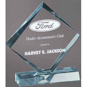 Large Jade Acrylic Diamond Award