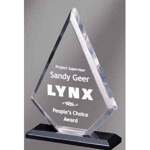 Small Clear Acrylic Triangle Award