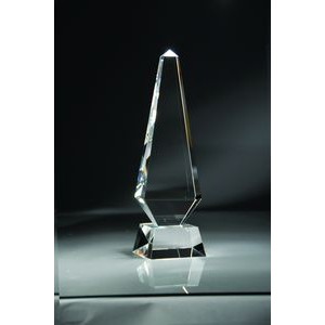 Medium Crystal Obelisk Award