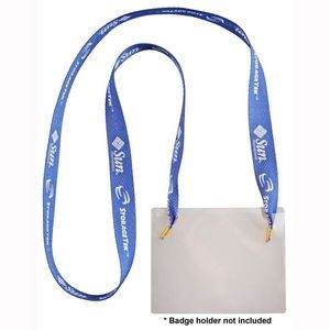 3/4"Sublimation Lanyard w/ Barbed Ends
