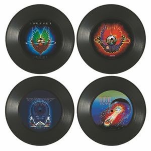 1-Sided Mini Record Coasters - Bulk