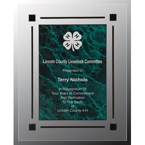 Green Marble Acrylic Plaque