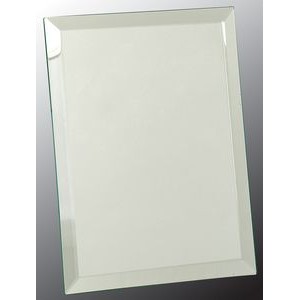 Clear Mirror Glass Plaque