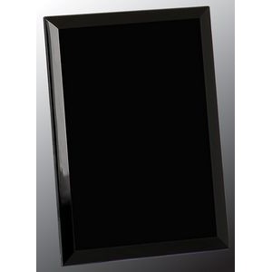 Black Mirror Glass Plaque