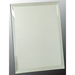 Clear Mirror Glass Plaque