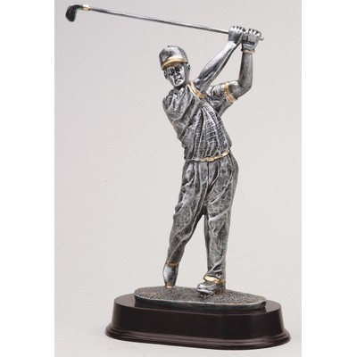 Resin Male Golfer Statue