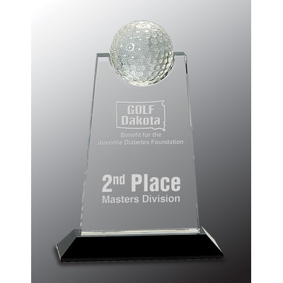Crystal Golf Tablet Award