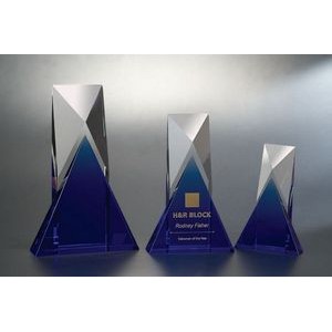 Blue Crystal Triangle Tower Award