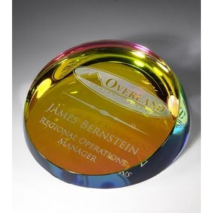 Colored Corona Paperweight