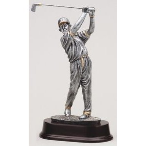 Resin Male Golfer Statue