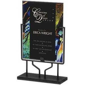 Jewel Acrylic Art Plaque Award on Iron Stand