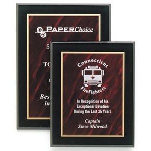 Red Acrylic Marble Plaque