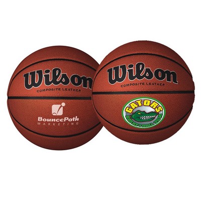 Wilson® Full-Size Composite Leather Basketball