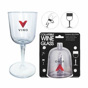 10 Oz. Portable-Collapsible Economy Portable Wine Glass