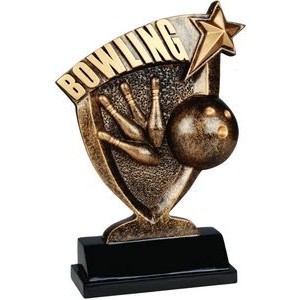 7" Bowling Broadcast Resin Trophy
